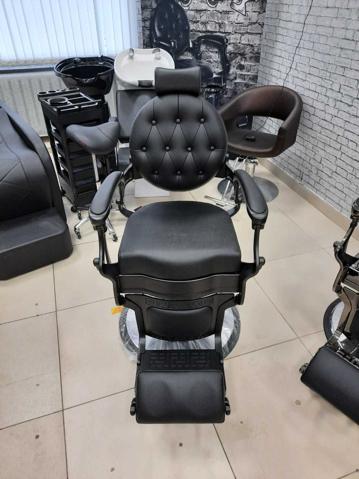 Кресло для барбершопа Olimp black Кресло для барбершопа Olimp black